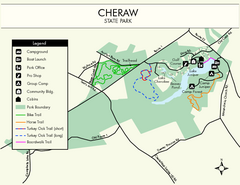 Cheraw State Park Map