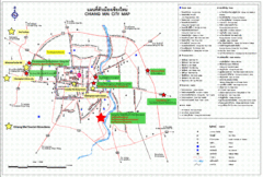 Chiang Mai Hotel Map