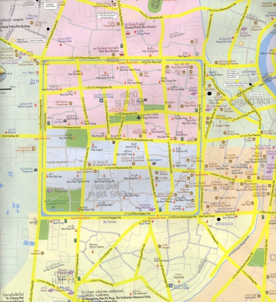 Chiang Mai Thailand Map