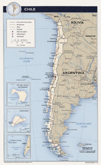 Chile Tourist Map