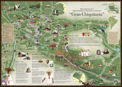 Chiquitania Region Tourist Map