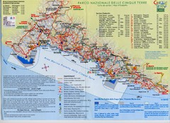 Cingue Terre-map Map