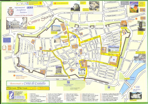 Citta di Castello Map