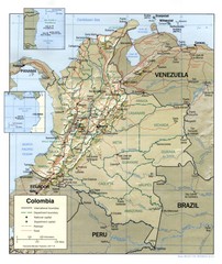 Colombia Regional Map