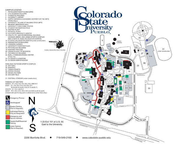 colorado state university map