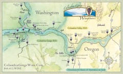 Columbia Gorge Wine Map