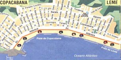 Copacabana-Leme Map