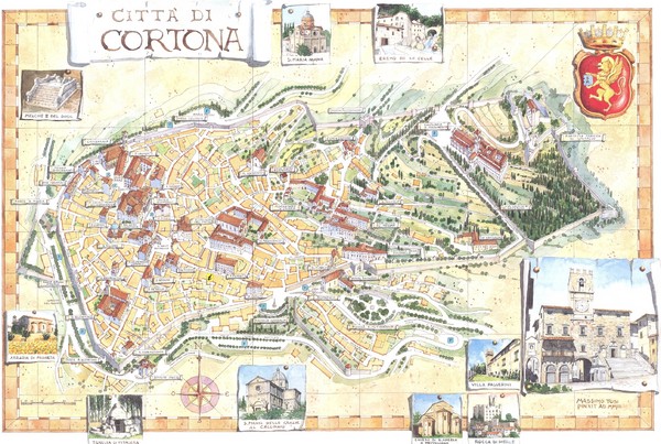 Cortona Map