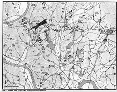 Counterattacks on the Naktong Map