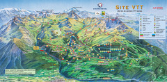 Courcheval Mountain Biking Map
