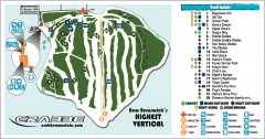 Crabbe Mountain Ski Trail Map