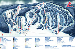 Craigleith Ski Club Ski Trail Map
