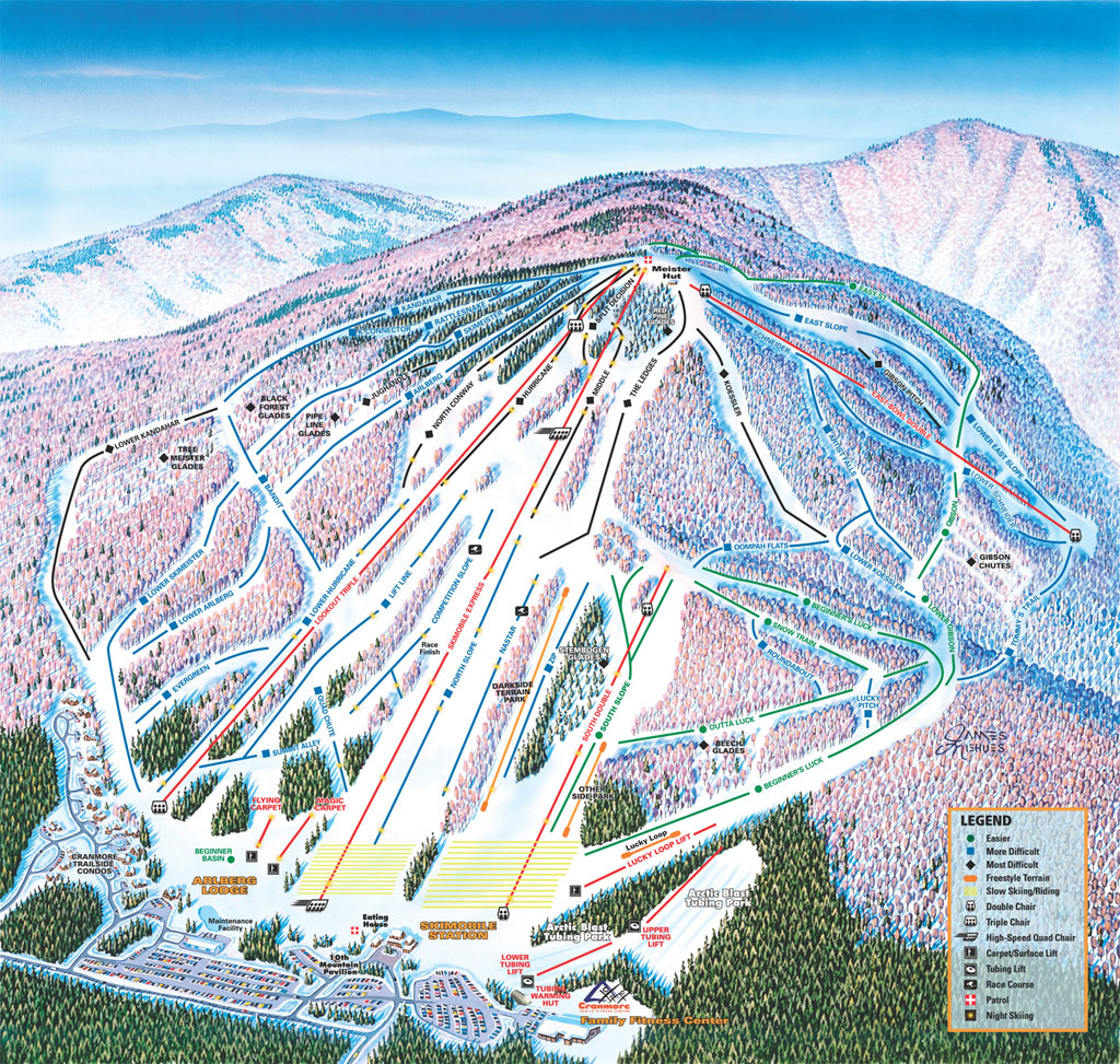 Cranmore Trail Map