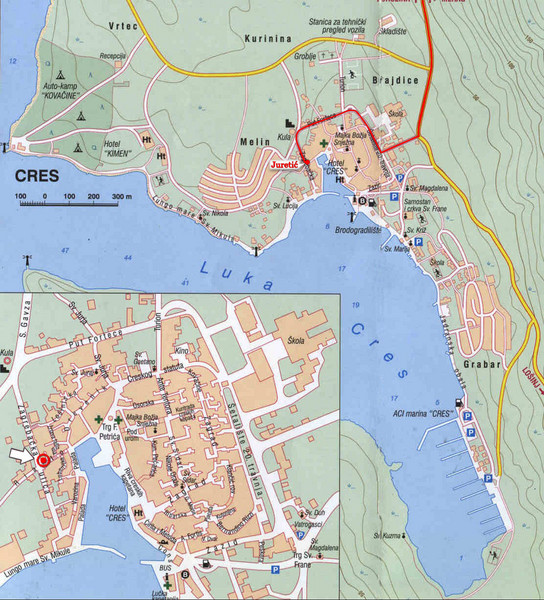 Krk Croatia Map