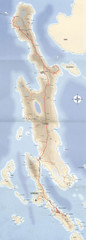 Cres Island Map