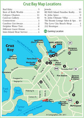 Cruz Bay St. John Map