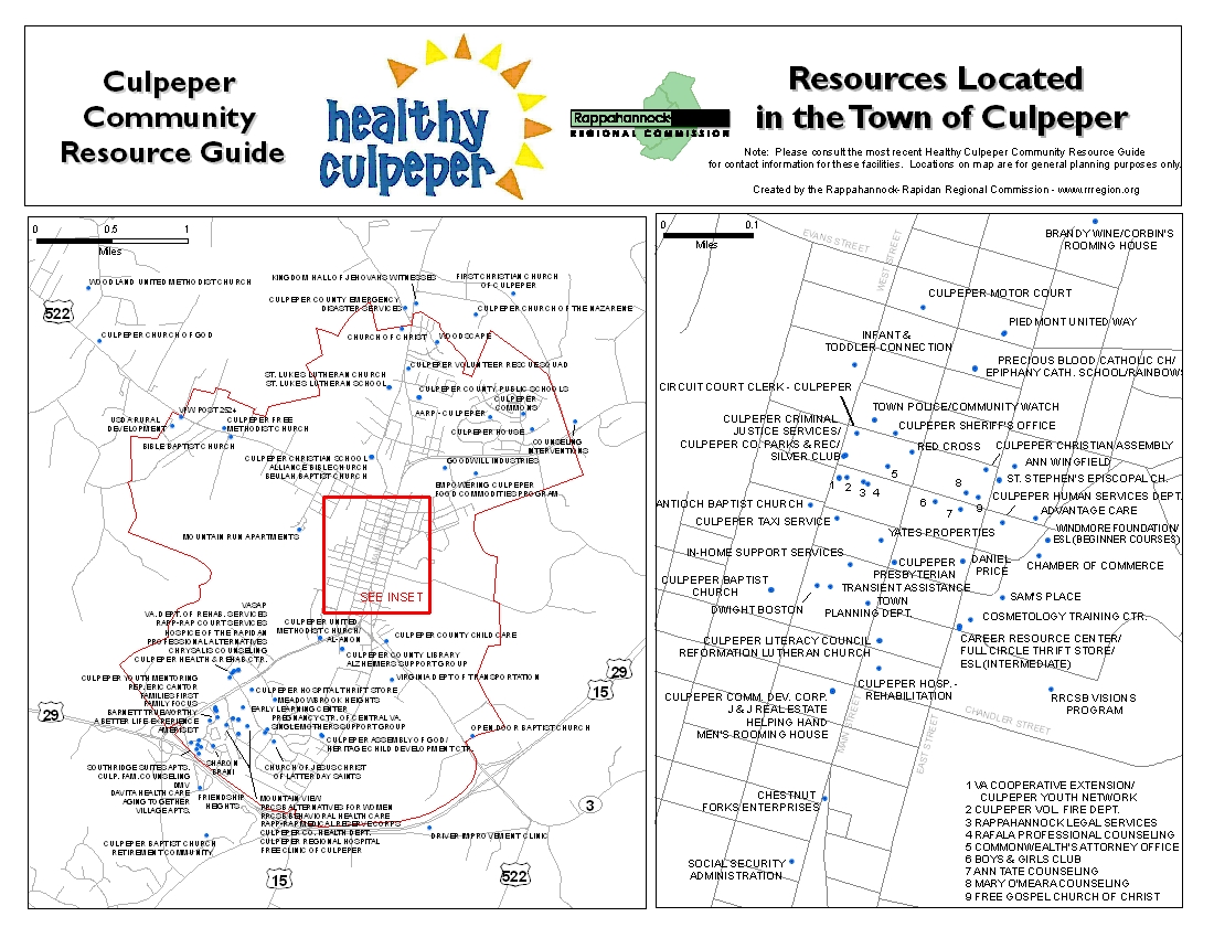 Culpeper Virginia City Map - Culpeper Virginia • mappery