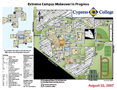 Cypress College Campus Map