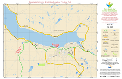 Deer Lake to Corner Brook/Newfoundland Trailway Park NL-012 Map