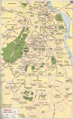 Delhi Tourist Map