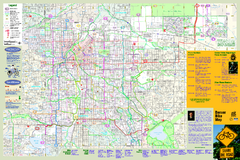 Denver Bike Map - Front