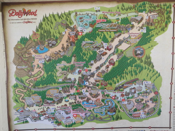 Dollywood Park Map