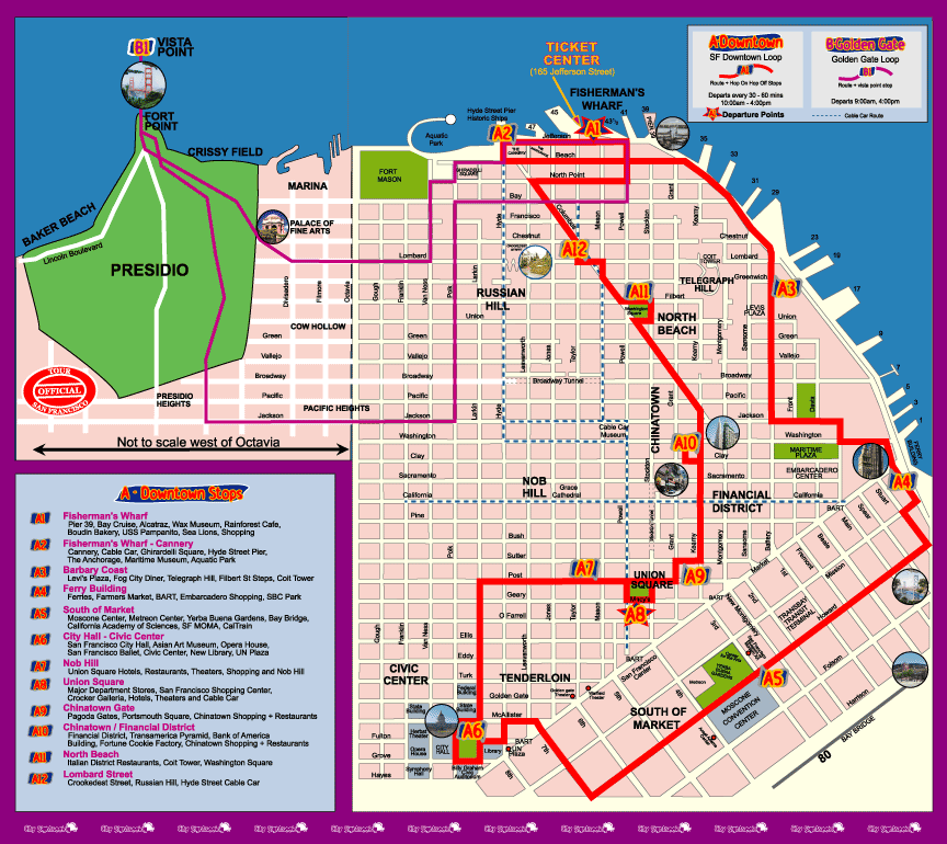 Bus Map - San Francisco •