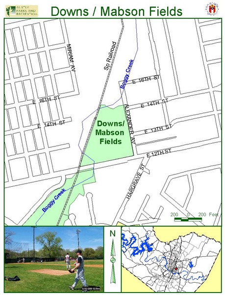 Downs Park Map