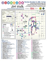 Downtown Art-Walk Map