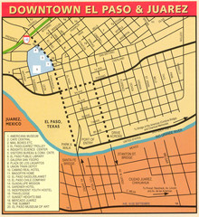 Downtown El Paso Map