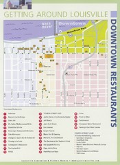 Downtown Louisville Restaurant Map