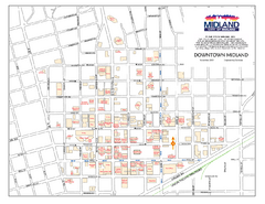 Downtown Midland Map