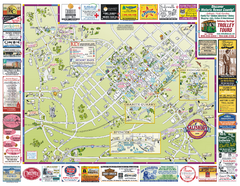Downtown Salisbury tourist map