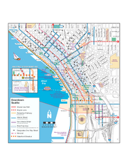 Downtown Seattle Bikeways Map