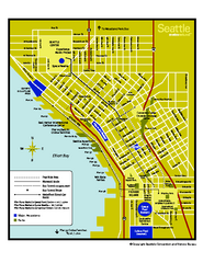 Downtown Seattle, Washington Map