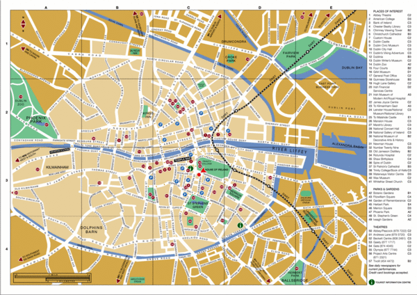 Fullsize Dublin City Map