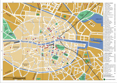 Dublin, Ireland City Map
