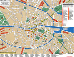 Dublin Tourist Map