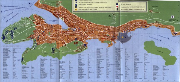 Dubrovnik City Map