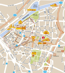 Duisburg City Map