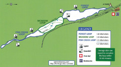 Eaglecrest Ski Area Nordic Ski Trail Map