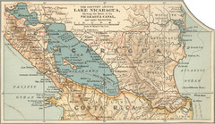 Early map of Nicaragua Canal