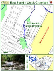 East Bouldin Creek Map