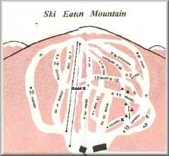 Eaton Mountain Ski Area Ski Trail Map