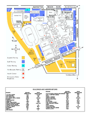 El Camino College Campus Map