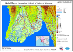 Elevation Map Central Distrisct of Union of...