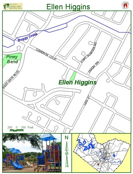 Ellen Higgins Park Map