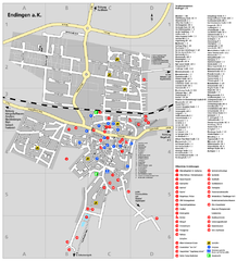 Endingen Tourist Map