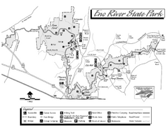 Eno River State Park map
