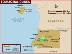 Equatorial Guinea Map